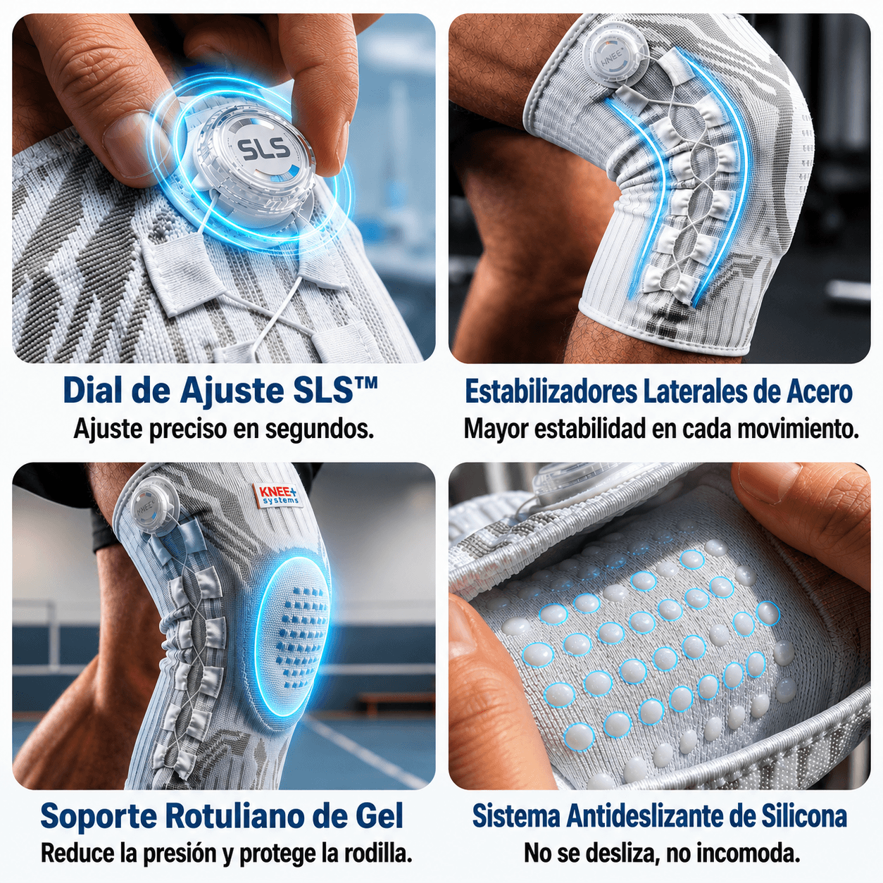 Rodillera de Soporte y Alivio RecuMovex
